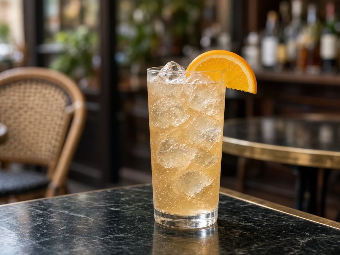 Adonis Highball — cocktail med vin