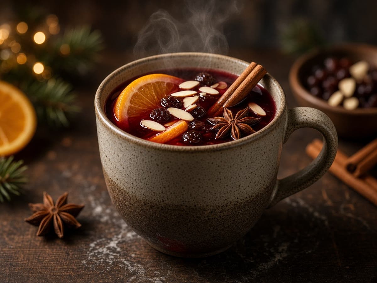 Alkoholfri gløgg — varm juledrik