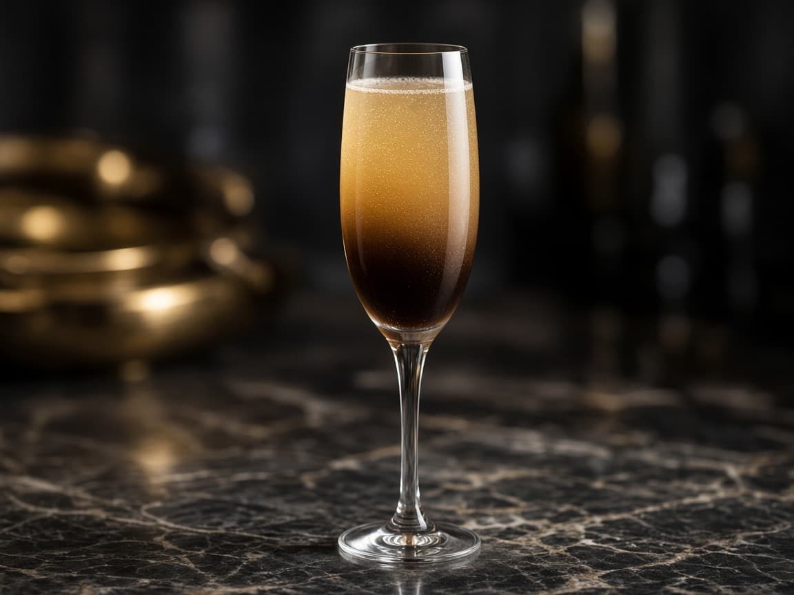 Black Velvet — cocktail med vin