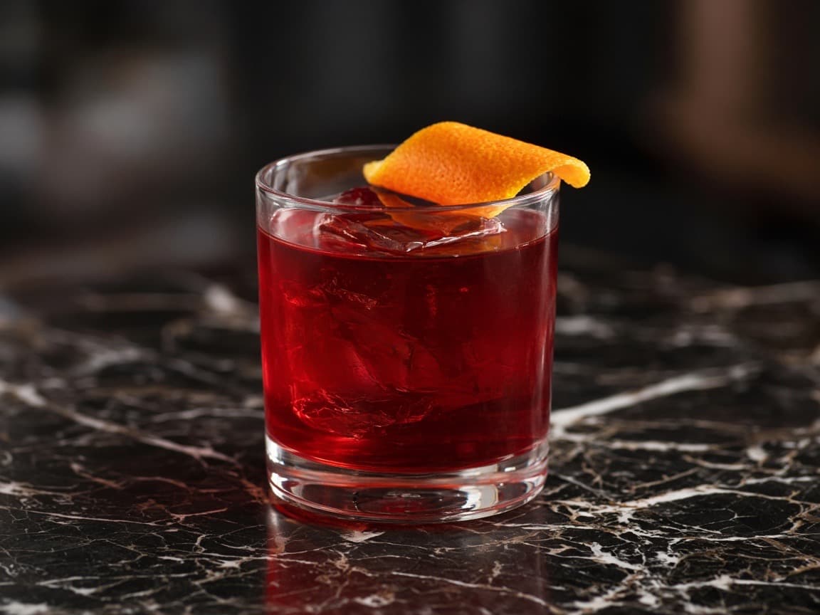 Cardinale — cocktail med vin