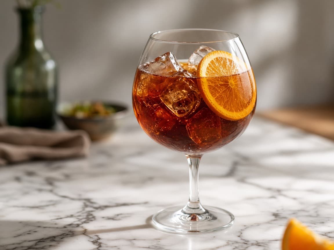 Cynar Spritz — cocktail med vin