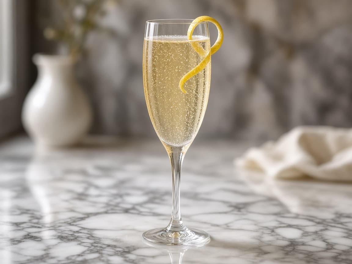 French 75 — cocktail med vin