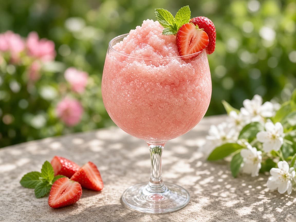 Frosé — cocktail med vin