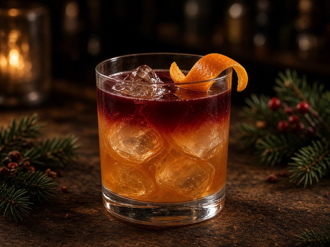 Glühwein-Sour — cocktail med vin