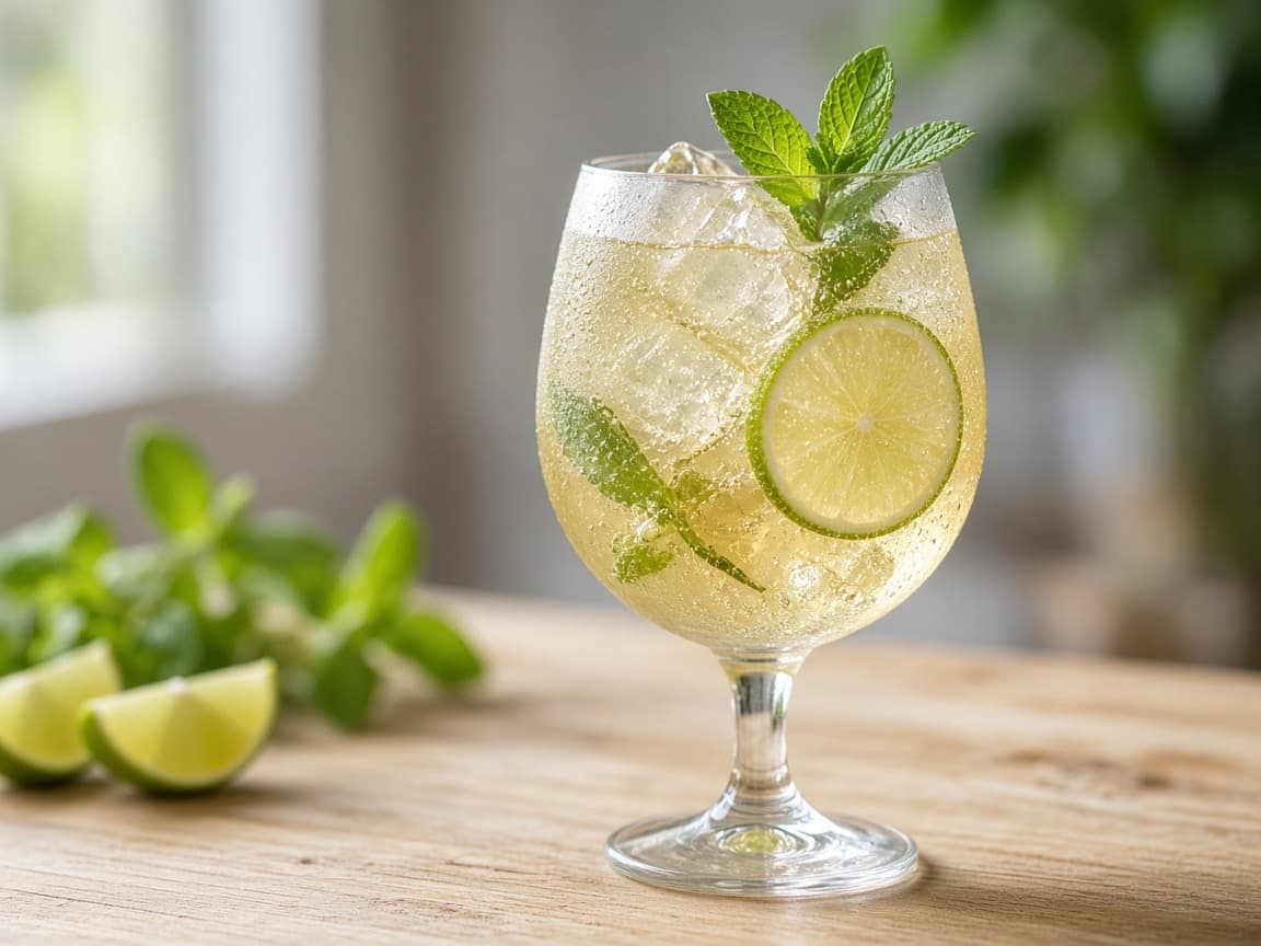 Hugo Spritz — cocktail med vin