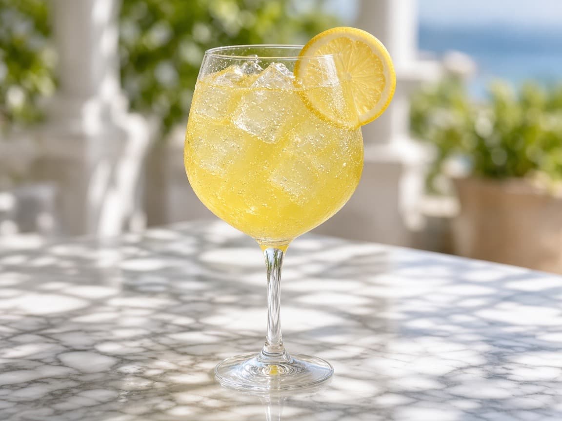 Limoncello Spritz — cocktail med vin