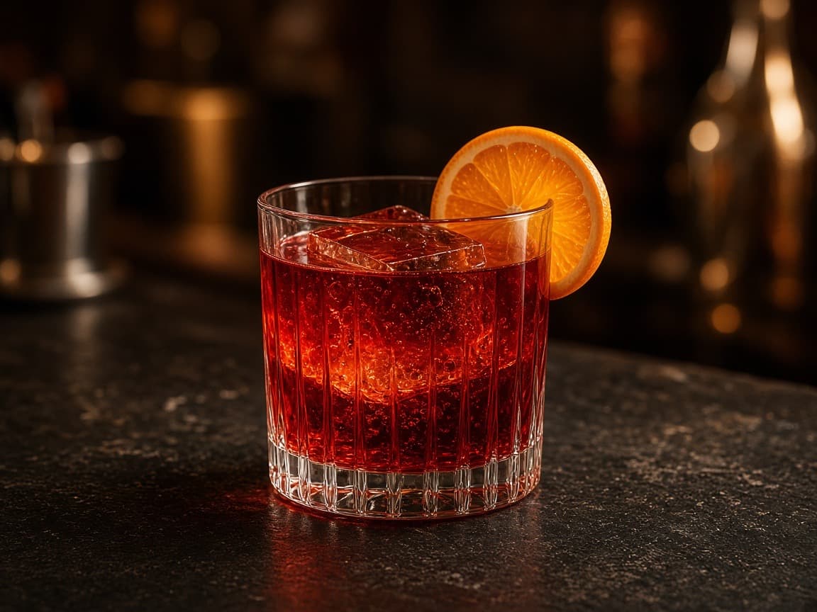 Negroni Sbagliato — cocktail med vin