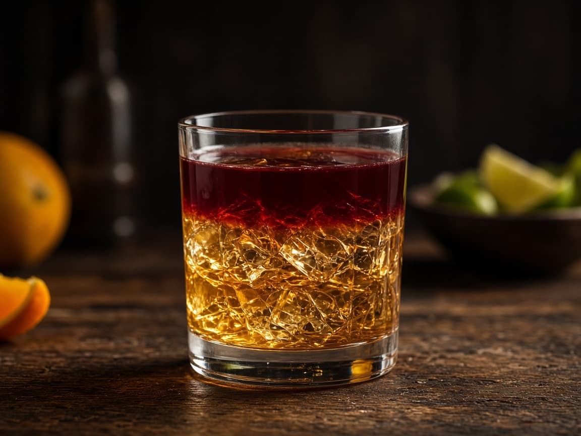 New York Sour — cocktail med vin