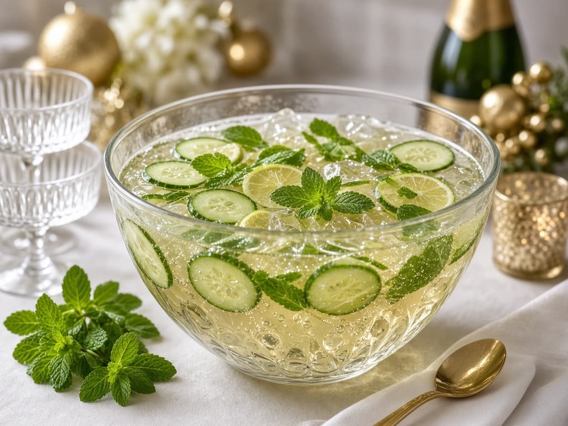 Nytårsbowle — cocktail med vin