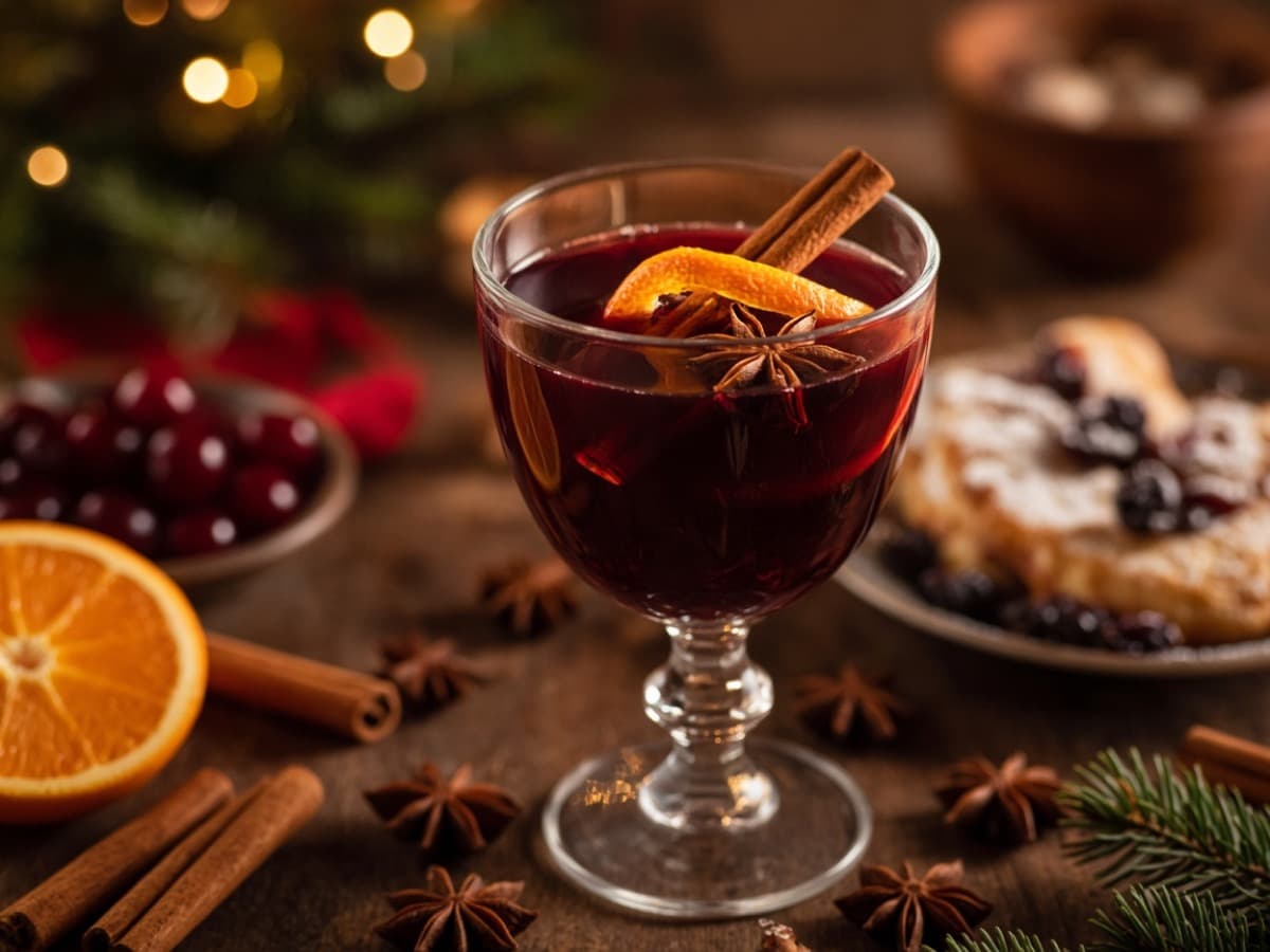 Portvinsgløgg — cocktail med vin