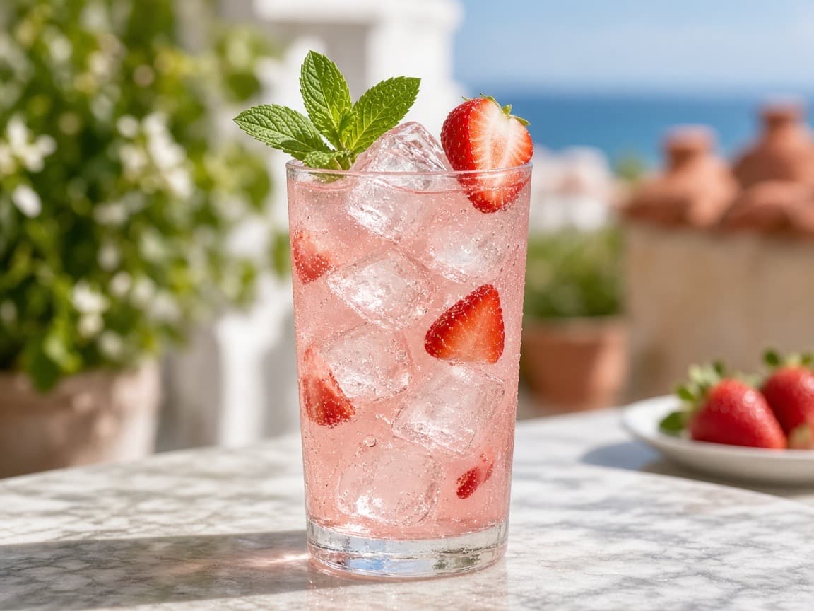 Rebujito de Fresa — cocktail med vin
