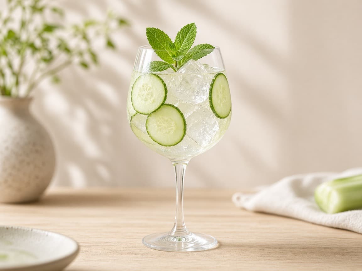 Sake Spritz — cocktail med vin