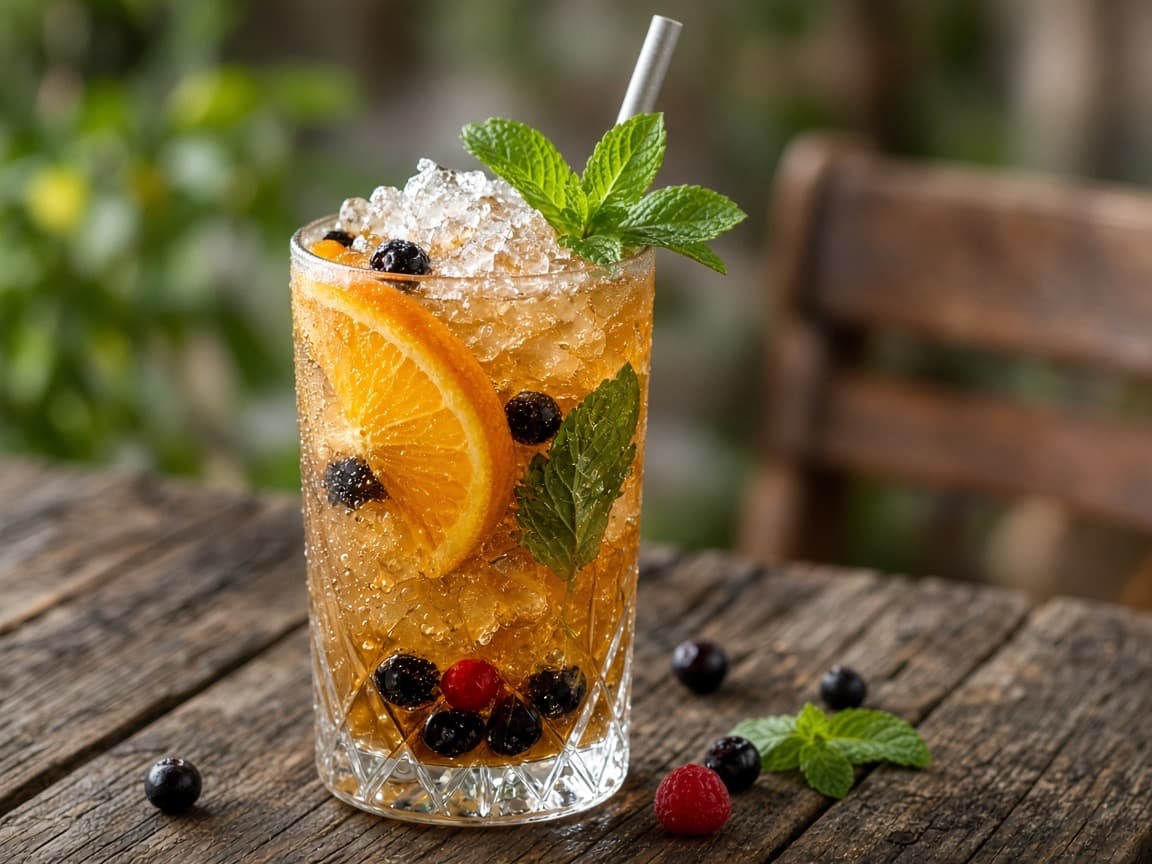 Sherry Cobbler — cocktail med vin