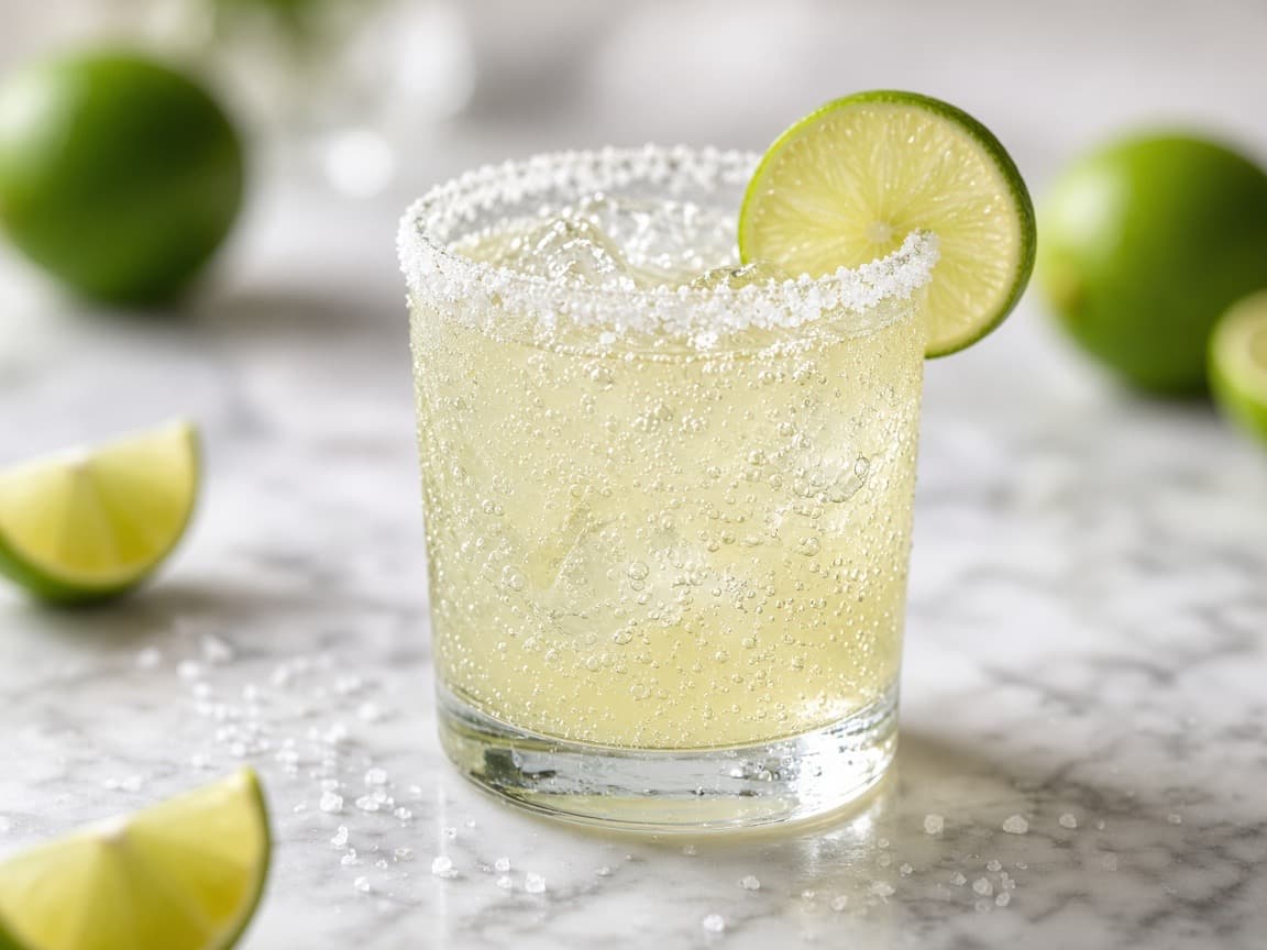 Sparkling Margarita — cocktail med vin