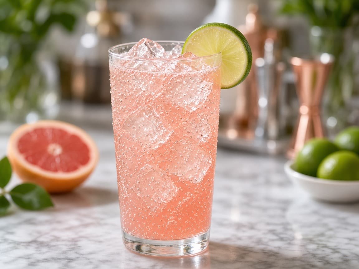 Sparkling Paloma — cocktail med vin