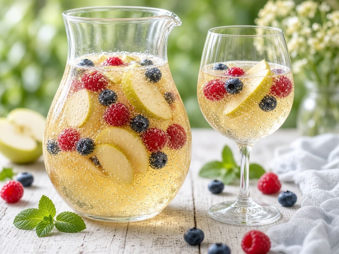 Sparkling Sangria — cocktail med vin