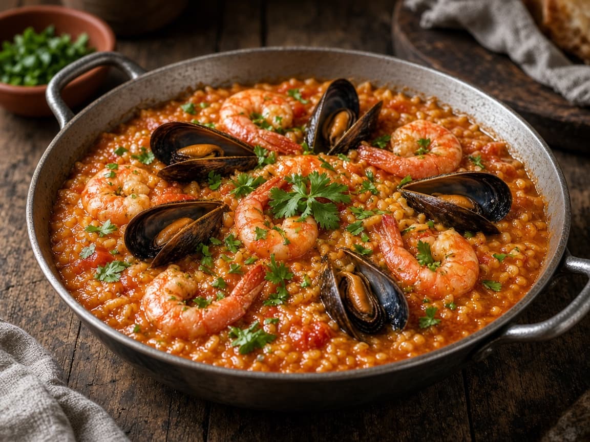 Arroz de Marisco — serveret ret