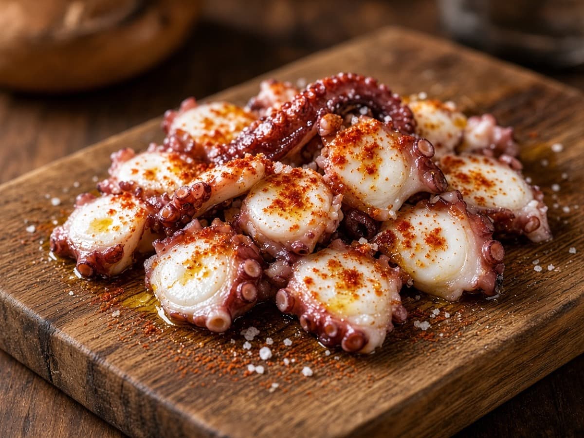 Polbo á Feira — serveret ret